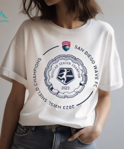 San diego wave fc 2023 shield champs circle shirt