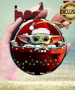 Santa Baby Yoda Christmas Lights Ship 2023 Holiday Gifts Christmas Decorations Ornament