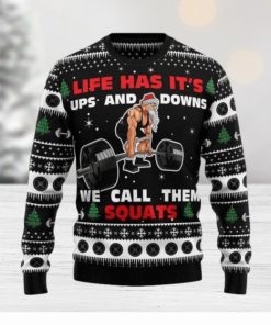 For Fans Los Angeles Rams Christmas Funny DJ Santa Ugly Christmas Sweater  Men And Women Christmas Gift