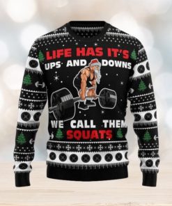 Santa Claus Love Gym Ugly Christmas Sweater – Christmas Gifts For Frends