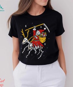 Santa Claus Skeleton Reindeer Skeleton Christmas Shirt