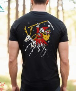 Santa Claus Skeleton Reindeer Skeleton Christmas Shirt
