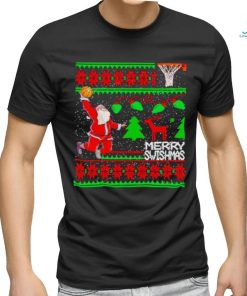 Santa Claus dunk Merry Christmas shirt