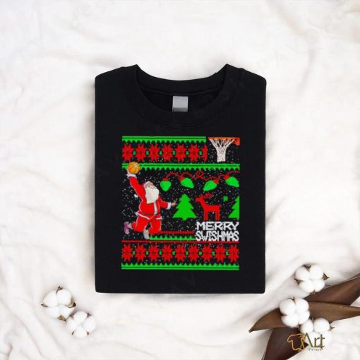 Santa Claus dunk Merry Christmas shirt