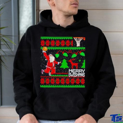 Santa Claus dunk Merry Christmas shirt