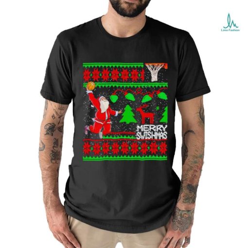 Santa Claus dunk Merry Christmas shirt
