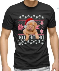 Santa Dog on Christmas shirt