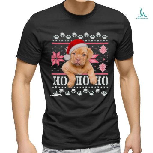 Santa Dog on Christmas shirt