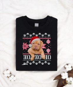 Santa Dog on Christmas shirt