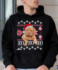 Santa Dog on Christmas shirt