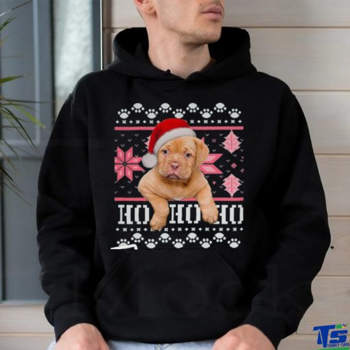 Santa Dog on Christmas shirt