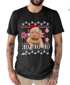 Santa Dog on Christmas shirt