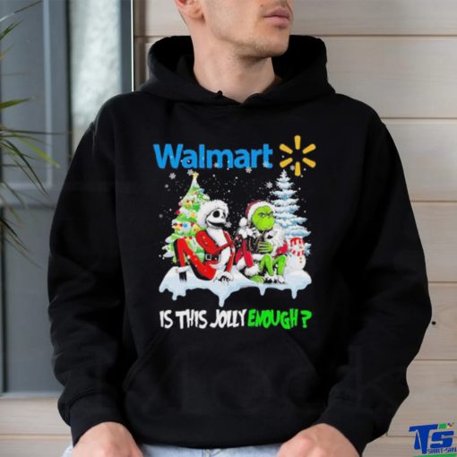 Santa Jack skellington and Grinch walmart is this jolly enough sweater