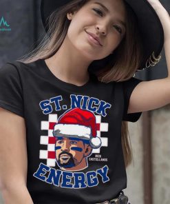 Santa Nick Castellanos St. Nick Energy Merry Christmas Shirt, hoodie, sweater, long sleeve and tank top Santa Nick Castellanos St. Nick Energy Merry Christmas Shirt
