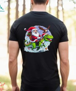 Santa Riding Dinosaur Classic Shirt, hoodie, sweater, long sleeve and tank top Santa Riding Dinosaur Classic Shirt
