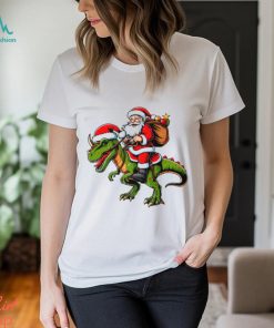 Santa Riding Dinosaur T Rex Classic Shirt, hoodie, sweater, long sleeve and tank top Santa Riding Dinosaur T Rex Classic Shirt