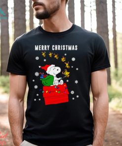 Santa Snoopy Merry Christmas shirt