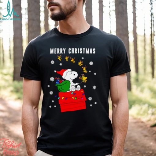 Santa Snoopy Merry Christmas shirt