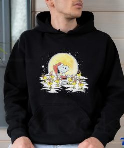 Santa Snoopy and Woodstocks Reindeer Merry Christmas 2023 cartoon shirt