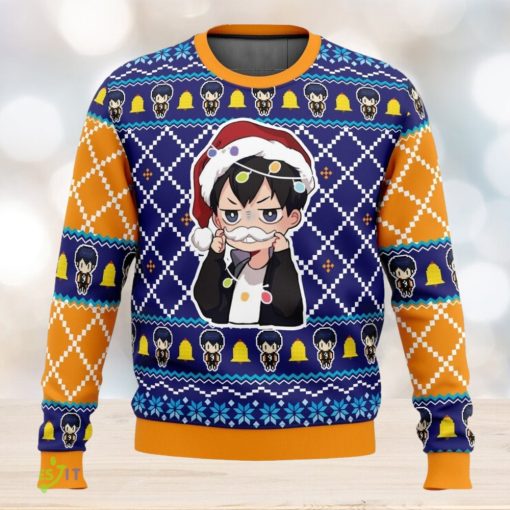 Santa Tobio Haikyuu Cute Ugly Christmas Sweater Christmas Gift For Family