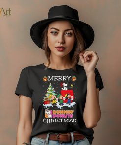 Santa snoopy and peanuts dunkin’ donuts 2023 merry christmas sweater