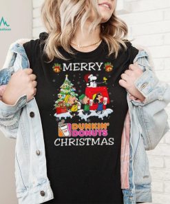 Santa snoopy and peanuts dunkin’ donuts 2023 merry christmas sweater