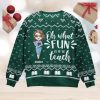 Crack Deez Nuts Nutcracker Knitted 3D Sweater For Christmas