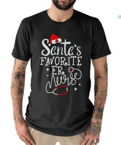 Santa’s Favourite Er Nurse Vintage shirt