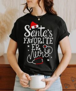 Santa’s Favourite Er Nurse Vintage shirt