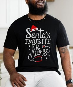 Santa’s Favourite Er Nurse Vintage shirt