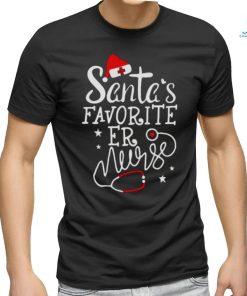 Santa’s Favourite Er Nurse Vintage shirt