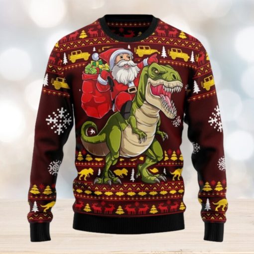 Santassic Park Ugly Christmas Sweater