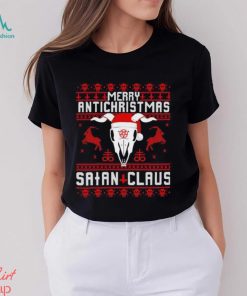 Satan Claus Merry Antichristmas Christmas shirt