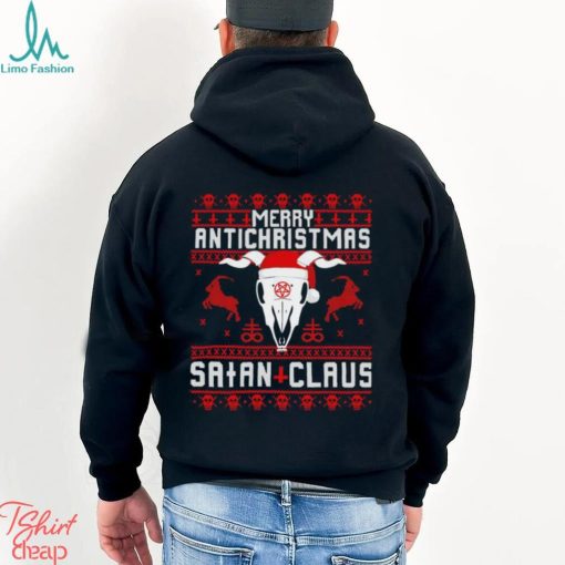 Satan Claus Merry Antichristmas Christmas shirt