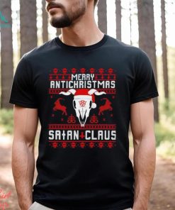 Satan Claus Merry Antichristmas Christmas shirt