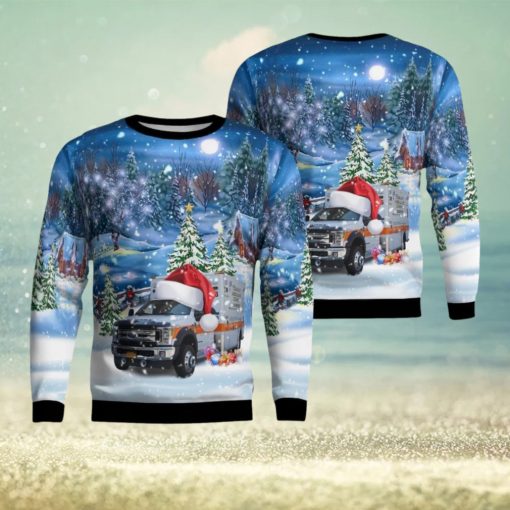 Sayville, New York, Community Ambulance Company AOP Ugly Sweater Xmas Christmas Gift