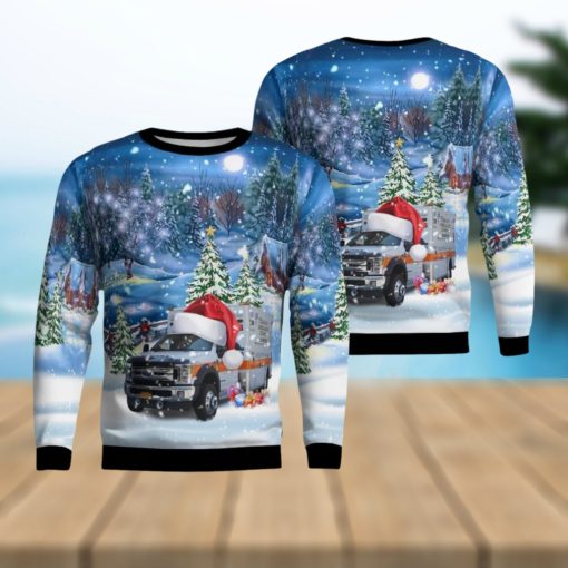 Sayville, New York, Community Ambulance Company AOP Ugly Sweater Xmas Christmas Gift