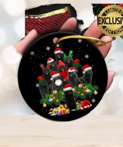 Schipperke Christmas Tree Lights 2023 Xmas Holiday Gifts For Dog Lovers Christmas Decorations Ornament
