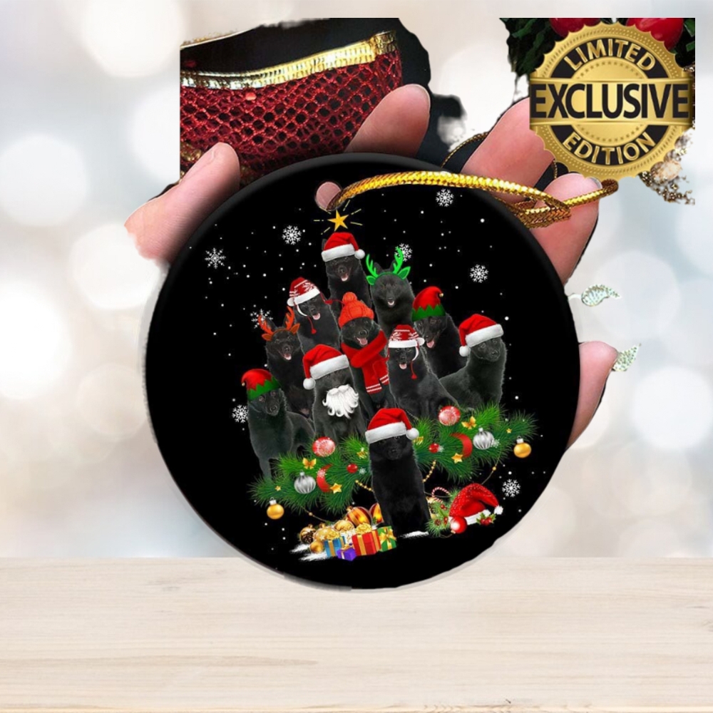 Schipperke Christmas Tree Lights 2023 Xmas Holiday Gifts For Dog Lovers Christmas Decorations Ornament Schipperke Christmas Tree Lights 2023 Xmas Holiday Gifts For Dog Lovers Christmas Decorations Ornament