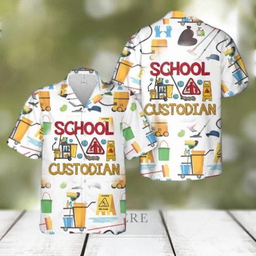 School Custodian Hawaiian Shirt