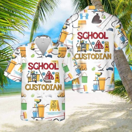 School Custodian Hawaiian Shirt