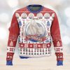 Jesus Riding Reindeer Black Ugly Christmas Sweater Gift Knitting Sweater