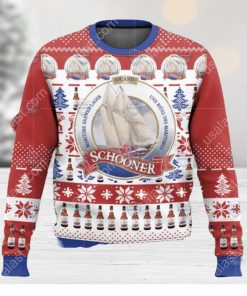 Schooner Beer Ugly Christmas Sweater