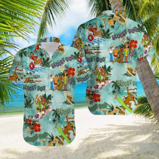 Scooby Doo Tropical Hawaiian Shirt Aloha Shirt