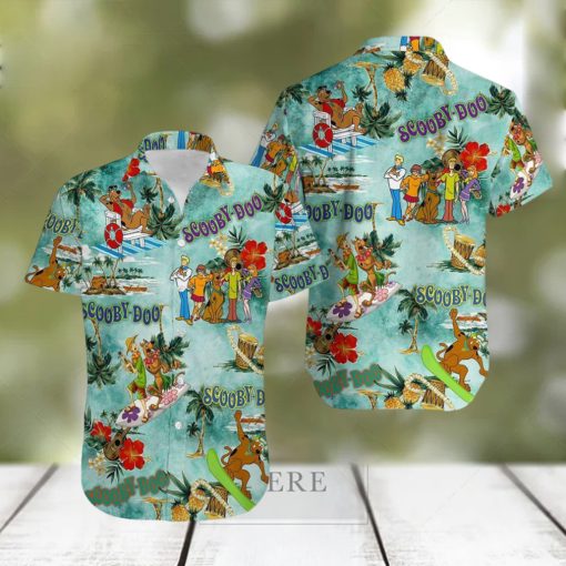 Scooby Doo Tropical Hawaiian Shirt Aloha Shirt