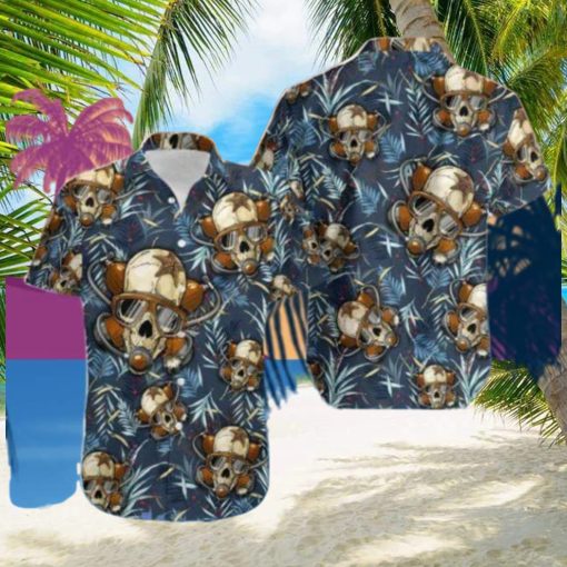 Scuba Diving Skull Hawaiian Shirt Best Gift For Men Women