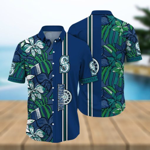 Seattle Mariners MLB Hawaiian Shirt Ice Cold Drinks Aloha Shirt