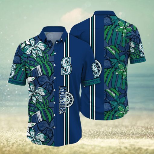 Seattle Mariners MLB Hawaiian Shirt Ice Cold Drinks Aloha Shirt