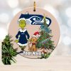 Stitch And Eeyore Couple Love You To The Moon And Back Galaxy Xmas Custom Name Tree Decorations Ornament