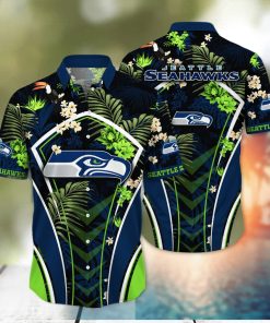 Seattle Seahawks NFL Hawaiian Shirt Golden Hour Aloha Shirt